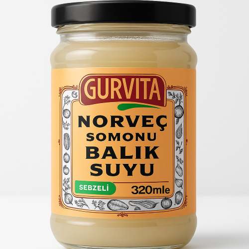 Norveç Somonu Balık Suyu (320 ml) Gurvita