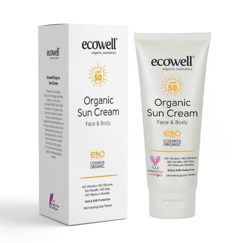 Organik Güneş Kremi 50 SPF (110 gr) Ecowell
