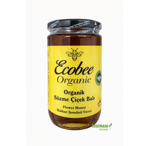 Organik Hakkari Yöresi Süzme Çiçek Balı ( 250 gr) Eco Bee