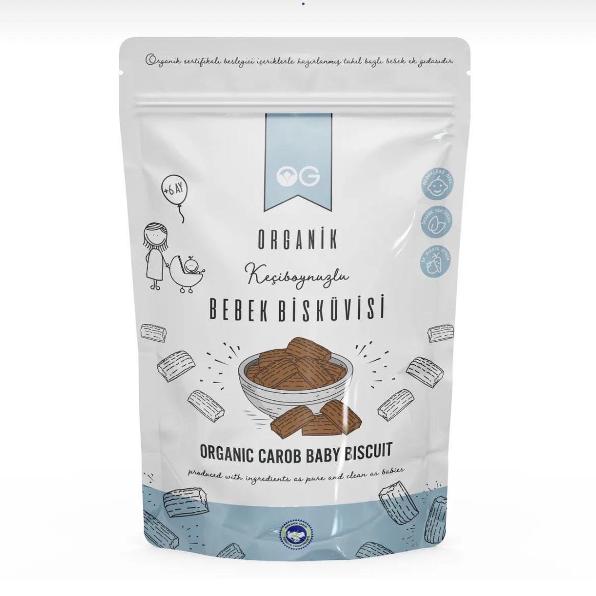 Organik Keçiboynuzlu Bisküvi (80 Gr) OG