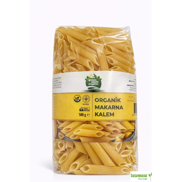 Organik Makarna Kalem ( 500 Gr ) Green Apple