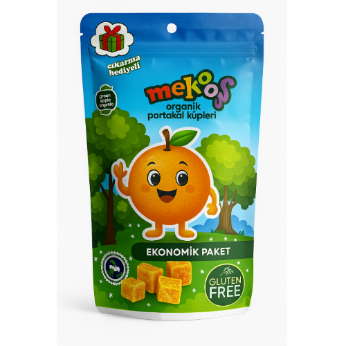 Organik Mini Portakallı Lokum (100 gr) Green Apple