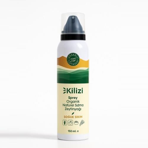 Organik Naturel Sızma Zeytinyağı Spray (150 ml) Kilizi