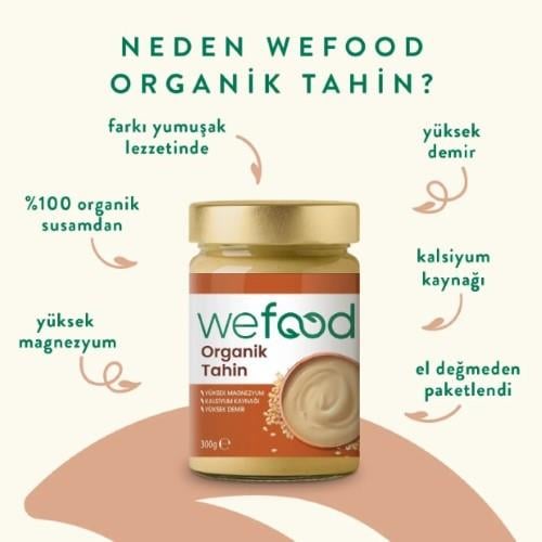 Organik Tahin (300 gr) Wefood