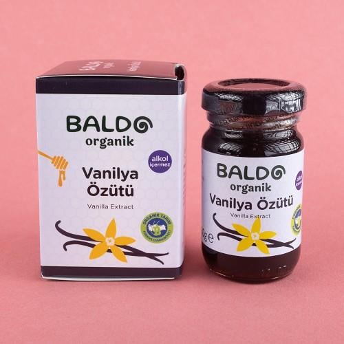 Organik Vanilya Özütü - alkolsüz (80 gr) Baldo
