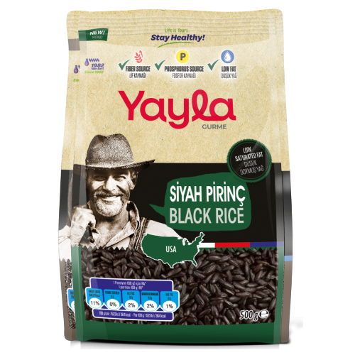 Siyah Pirinç (500 gr) Yayla Gurme