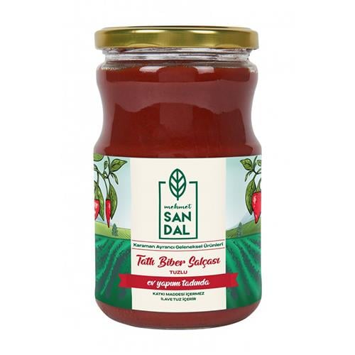 Tatlı Biber Salçası (730 gr) Mehmet Sandal