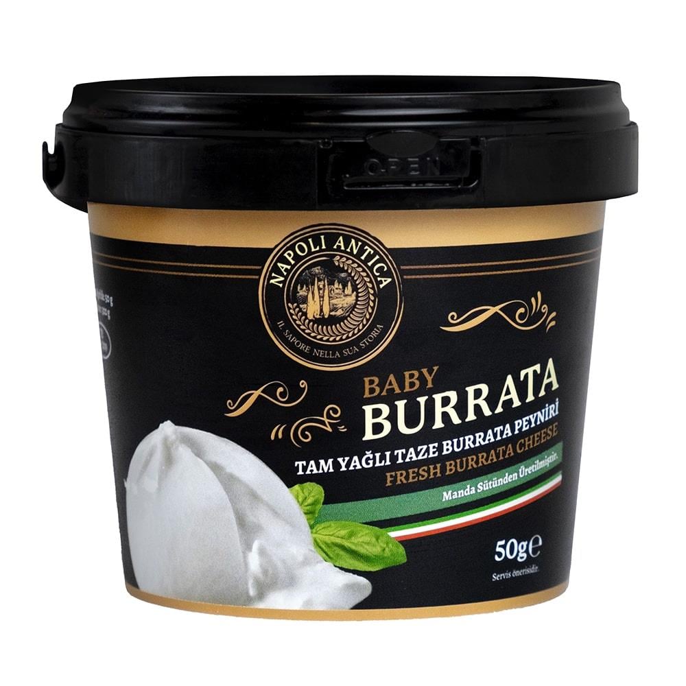 Taze Burrata Manda Peyniri (50 gr) Napoli Antica