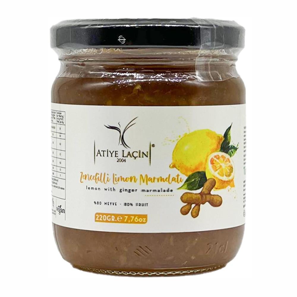 Zencefilli Limon Marmelatı (220 gr) Atiye Laçin