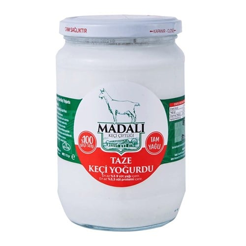 %100 Keçi Taze Yoğurt (700 gr) Madalı