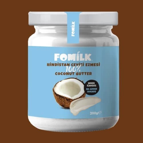 %100 Organik Hindistan Cevizi Ezmesi (200 gr) Fomilk