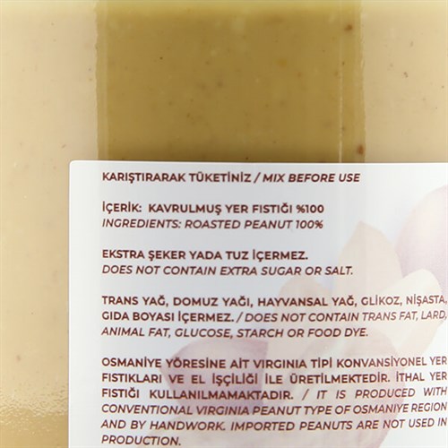 %100 Yer Fıstığı Ezmesi (320 gr) Marmotini