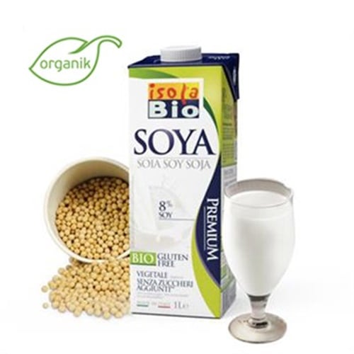 Organik Soya Sütü (1 Litre), İsola Bio