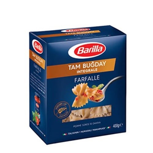 Barilla Tam Buğday Kelebek Makarna (400 gr) 