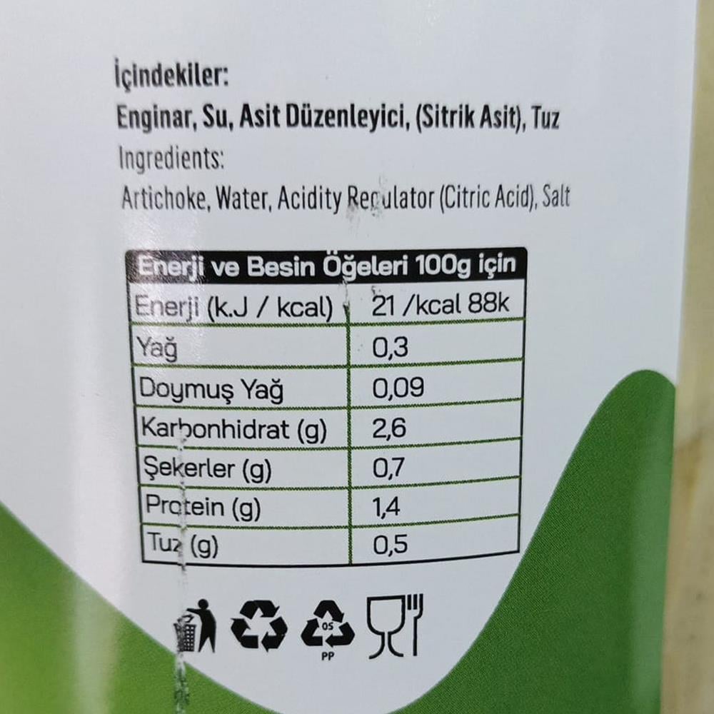 6 lı Cam Kavanoz Enginar