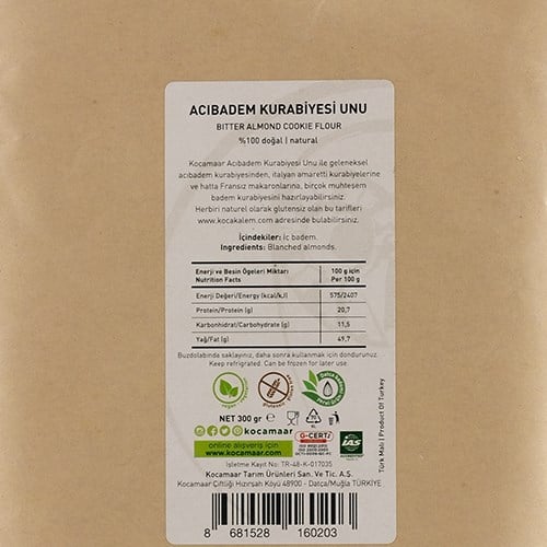 Acıbadem Kurabiyesi Unu (300 gr) Kocamaar Çiftliği