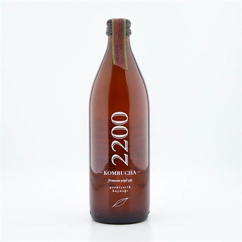 Ahududu & Fesleğenli Kombucha (500 ml) 2200 Kombucha
