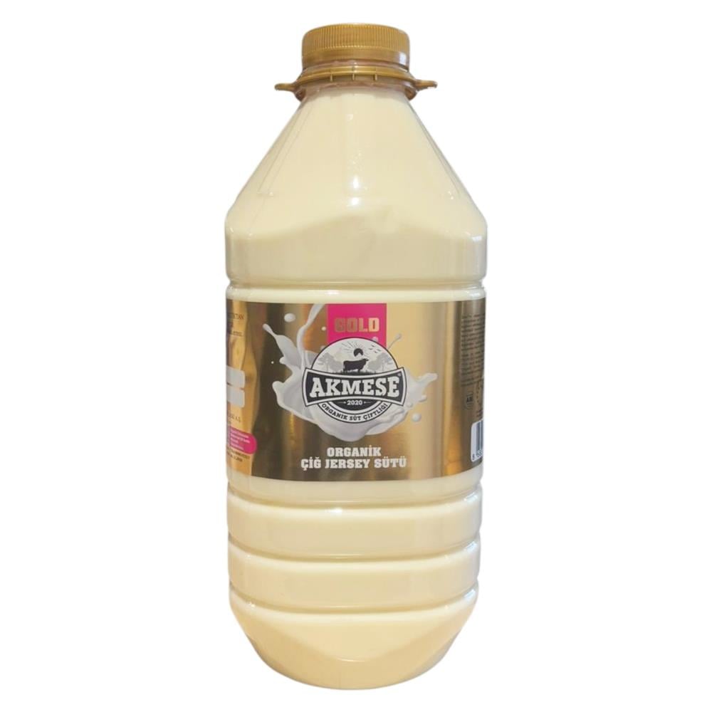 Akmeşe Organik Jersey Çiğ Süt (3 lt Pet Şişe)