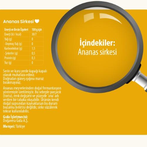 Ananas Sirkesi (500 ml) Wefood