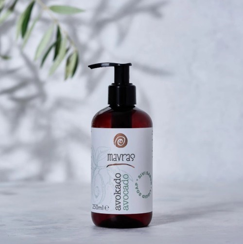 Avokadolu Sıvı Zeytinyağı Sabunu (250 ml) Mavras