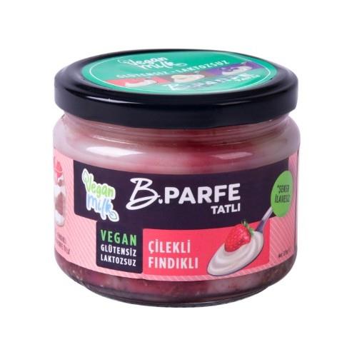 B.Parfe Fındık Bazlı Çilekli Vegan Tatlı (275gr) VeganMilk