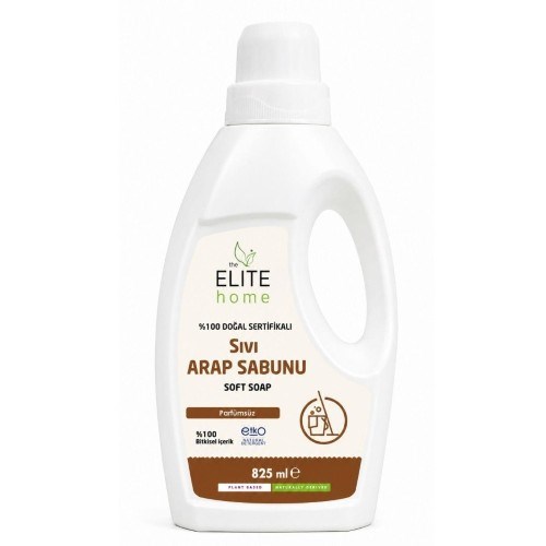 Bitkisel Kokusuz Sıvı Arap Sabunu (825 ml) The Elite Home