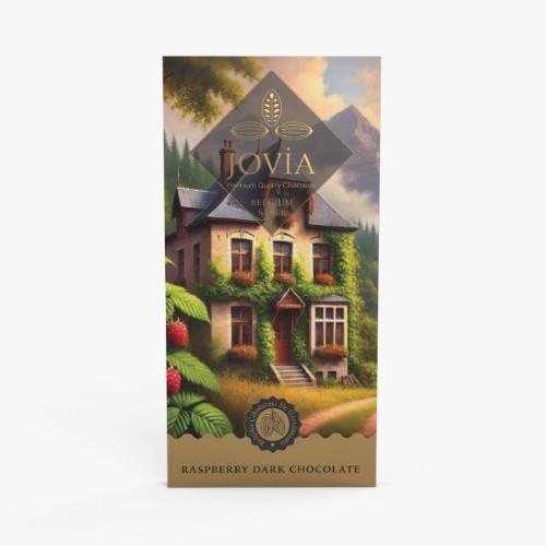 Bitter Frambuazlı Çikolata (80 gr) Jovia Çikolata