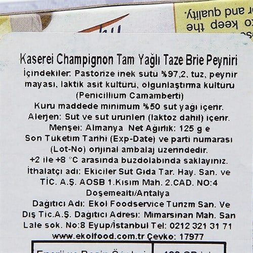 Brie Peynir (125 gr) Champignon