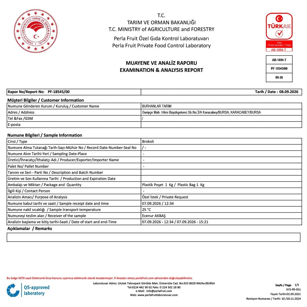 Brokoli, Kestel-Bursa (500 gr)