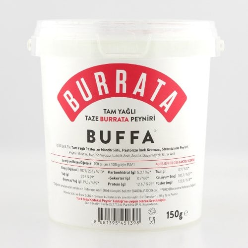 Burrata Peynir (150 gr) Buffa