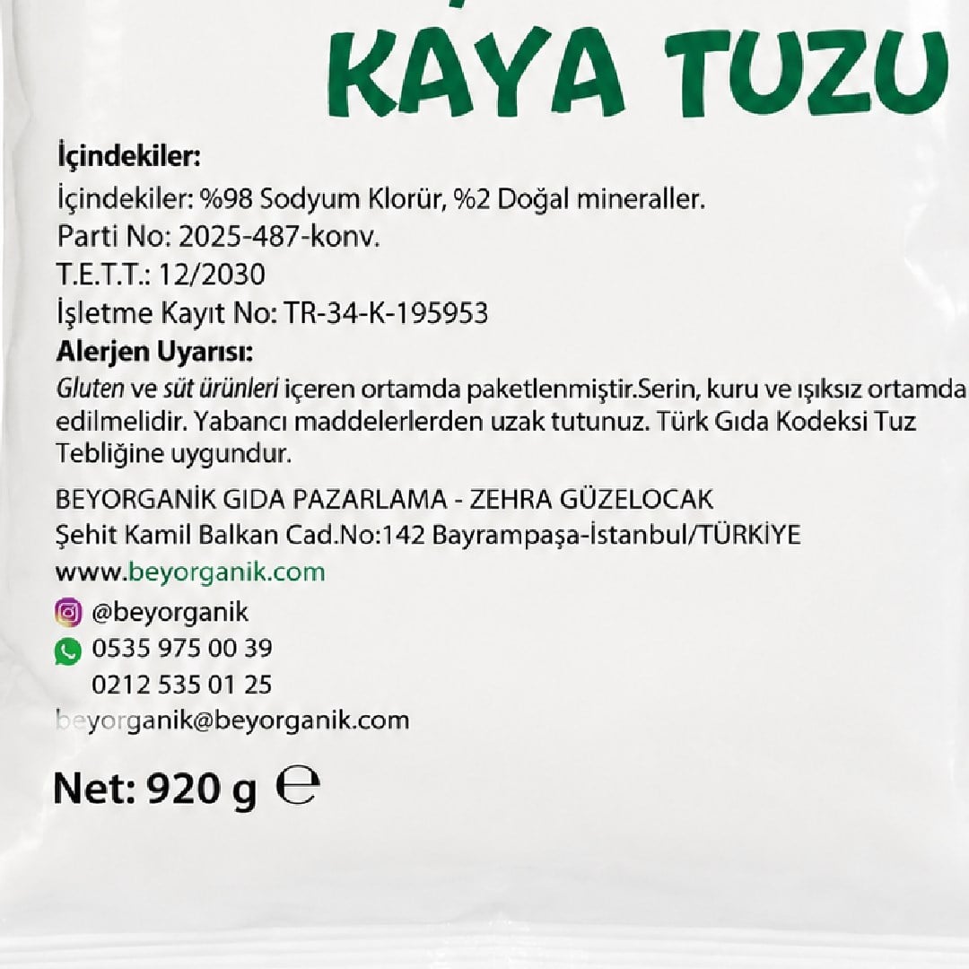 Çankırı Kaya Tuzu (920 gr) Beygurme