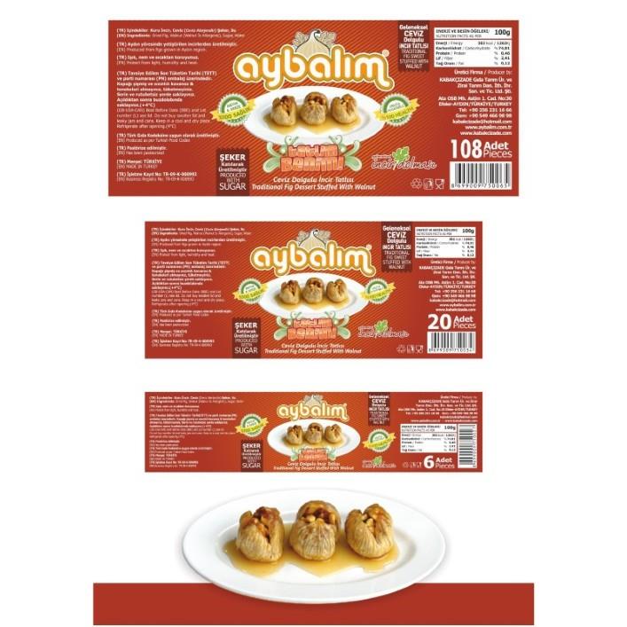 Ceviz Dolgulu İncir Tatlısı ( 400 Gr ) Aybalım