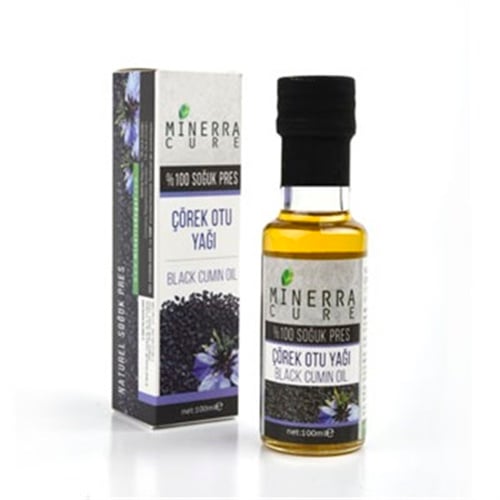 Çörek Otu Yağı, %100 Soğuk Pres (100 ml) Minerra