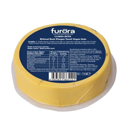 Cumin Bites Kimyon Taneli Vegan Gıda (250 gr) Furora