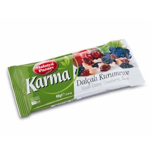 Dalçalı Kuru Meyve -Siyah Üzüm,Cranberry,Elma(40 gr) Malatya Pazarı