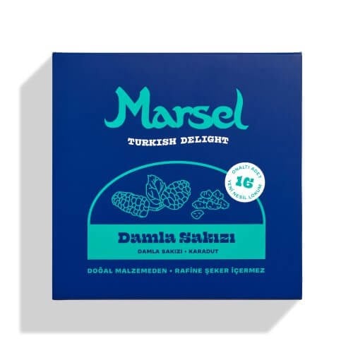 Damla Sakızlı Lokum (16'lı paket) Marsel