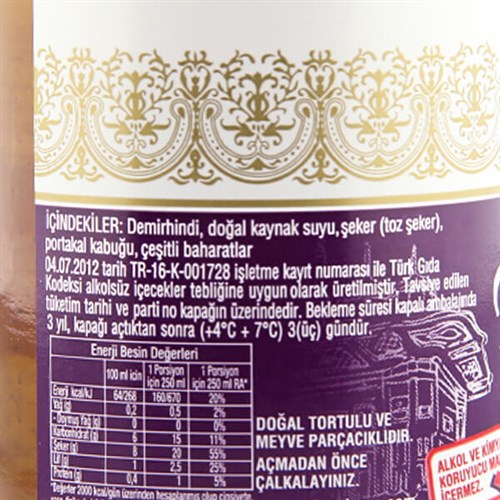 Demirhindi Şerbeti (250 ml) Rifat Minare