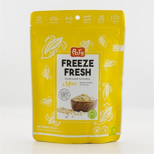 Dondurularak Kurutulmuş Mısır (25 gr) Pol's