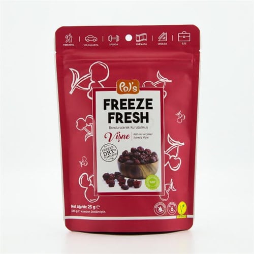 Dondurularak Kurutulmuş Vişne (25 gr) Pol's