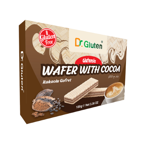 Dr.Gluten Glutensiz Kakaolu Gofret (100gr)