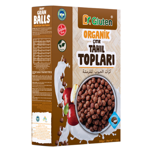 Dr.Gluten Organik Çıtır Tahıl Topları (200gr)
