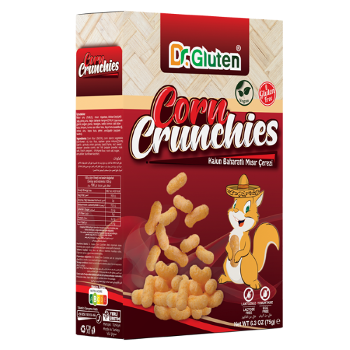 Dr.Gluten Kajun Baharatlı Mısır Çerezi (75gr)