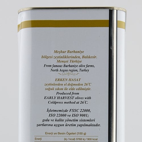 Erken Hasat Naturel Sızma Zeytinyağı (5 litre) Adalı Efe