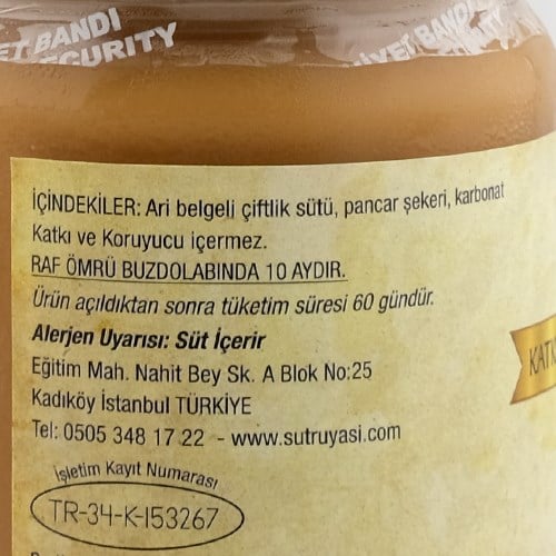 Ev Yapımı Süt Reçeli (230 gr) Süt Rüyası