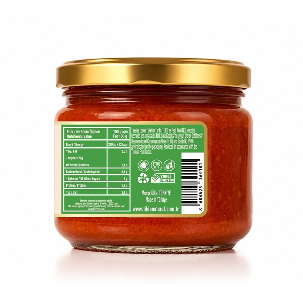Fesleğenli Domates Sosu (300 gr) Tilda