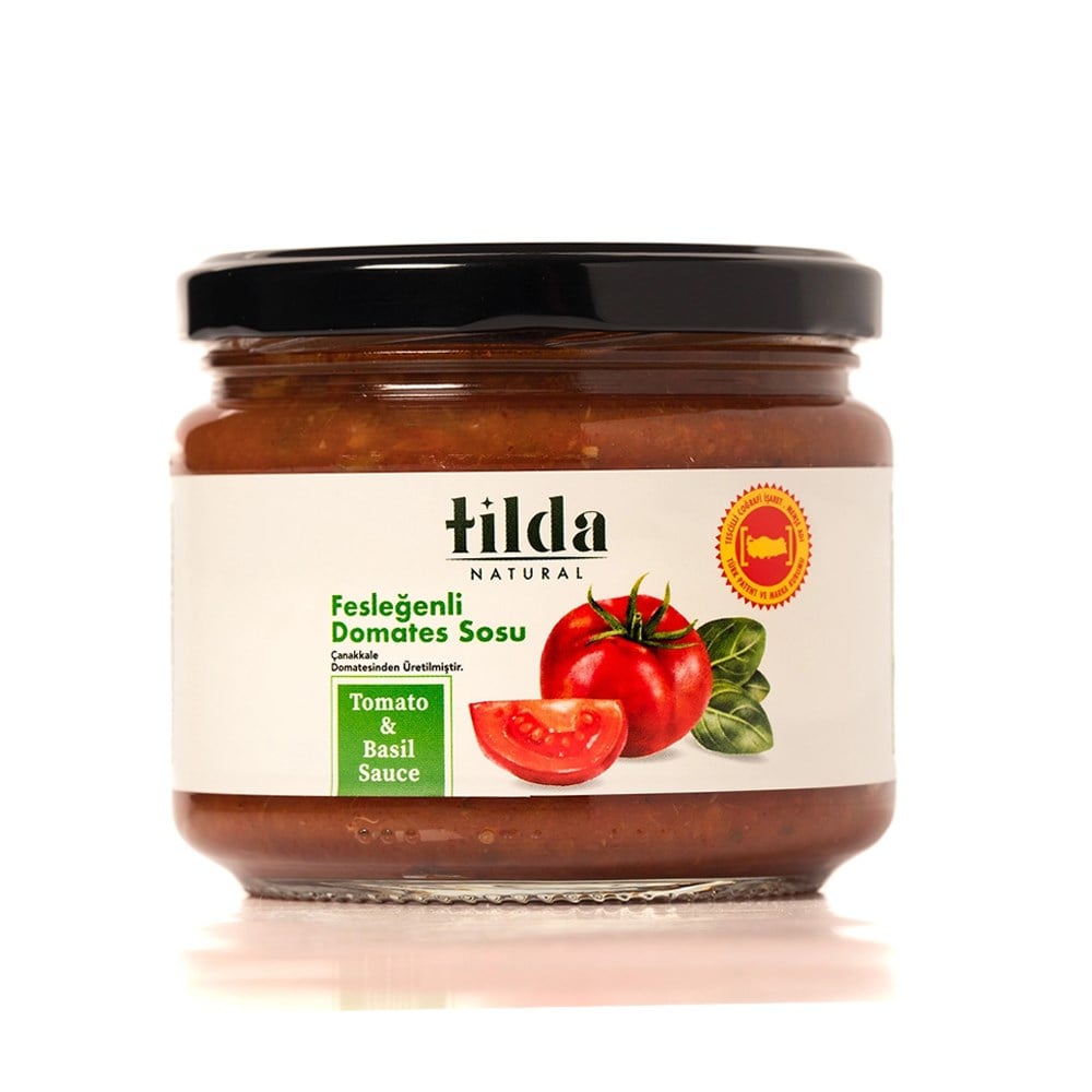 Fesleğenli Domates Sosu (300 gr) Tilda