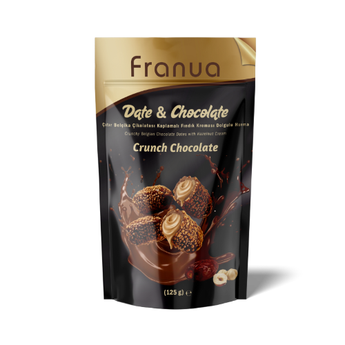 Franua Date & Chocolate Crunch Chocolate  (125 GR) Franua