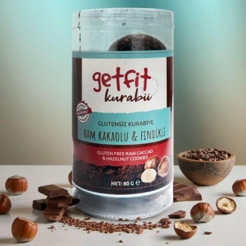 Glutensiz Ham Kakaolu Fındıklı Kurabiye (80 gr) Getfit