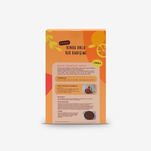 Glutensiz Kinoa Unlu Limonlu Kek Karışımı  (265 gr) Cey Natural Foods