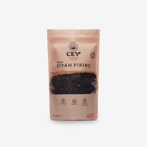 Glutensiz Uzun Siyah Pirinç (500 gr) Cey Natural Foods